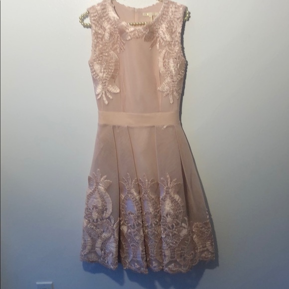 Maje Women's Pink Reason Honeycomb Knit Dress - Picture 6 of 8